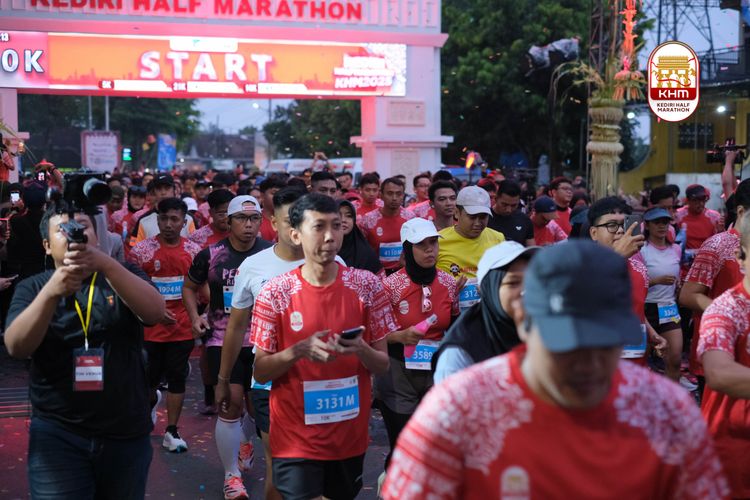 Race photo from Kediri Half Marathon 2025