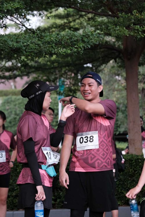 Race photo from Assurance Fun Run 2024
