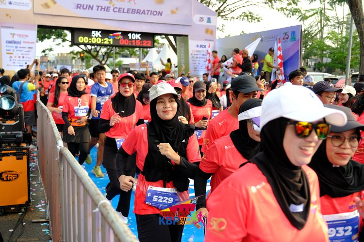 Race photo from CISANGKAN KBP CITY RUN 2025