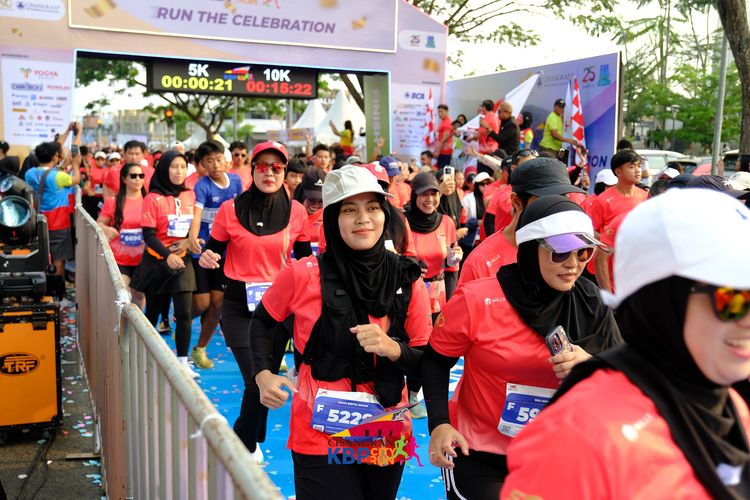 Race photo from CISANGKAN KBP CITY RUN 2025