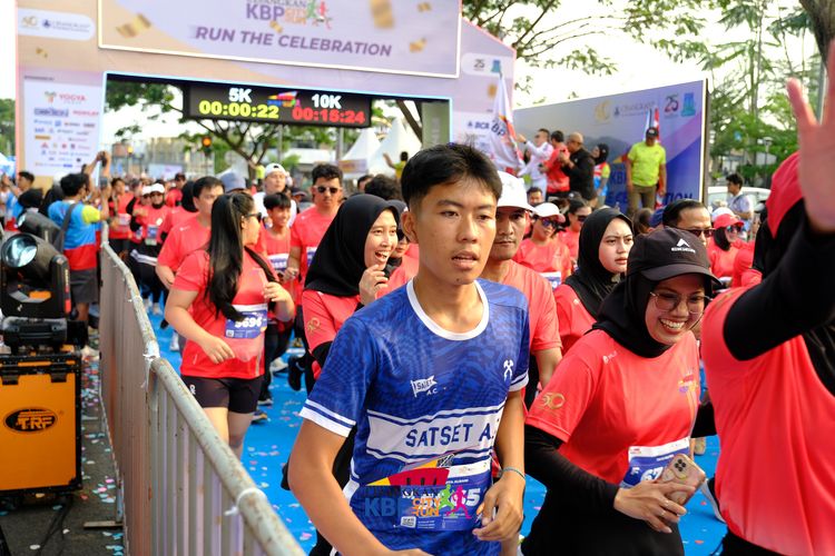 Race photo from CISANGKAN KBP CITY RUN 2025