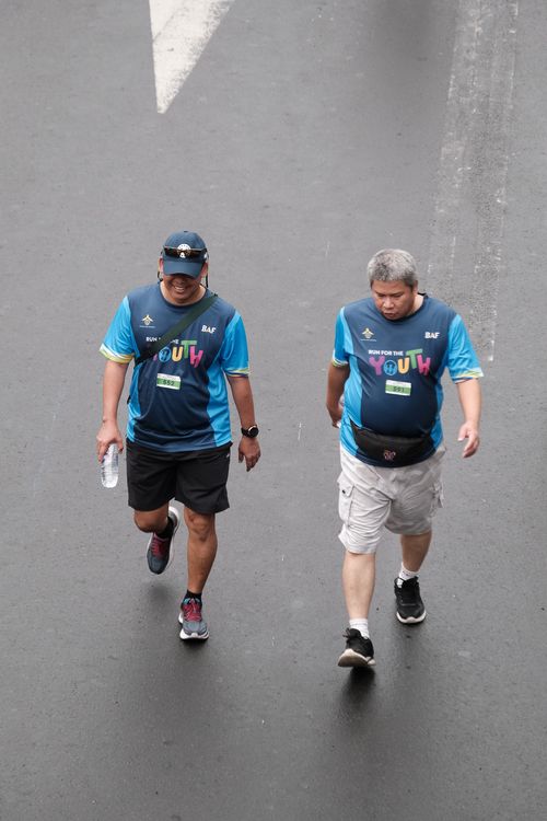 Race photo from Road to BAF Lions Run 2024