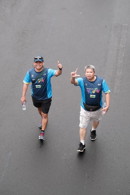 Race photo from Road to BAF Lions Run 2024