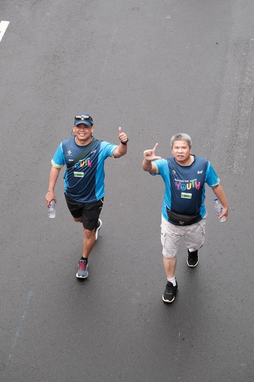 Race photo from Road to BAF Lions Run 2024