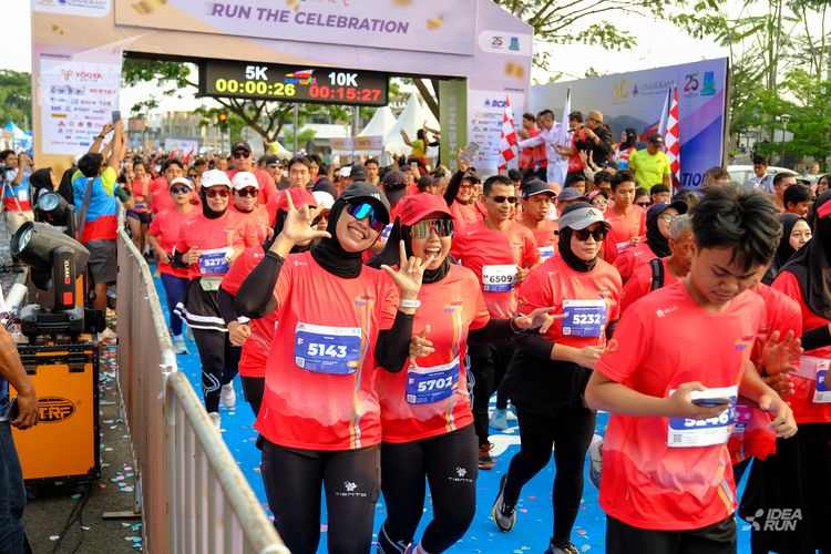 Race photo from CISANGKAN KBP CITY RUN 2025