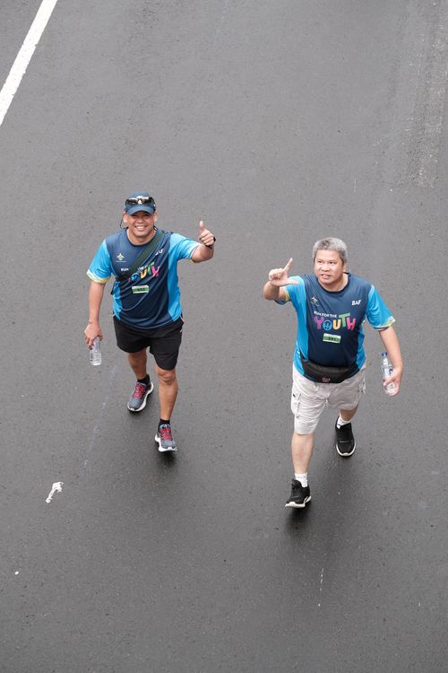 Race photo from Road to BAF Lions Run 2024