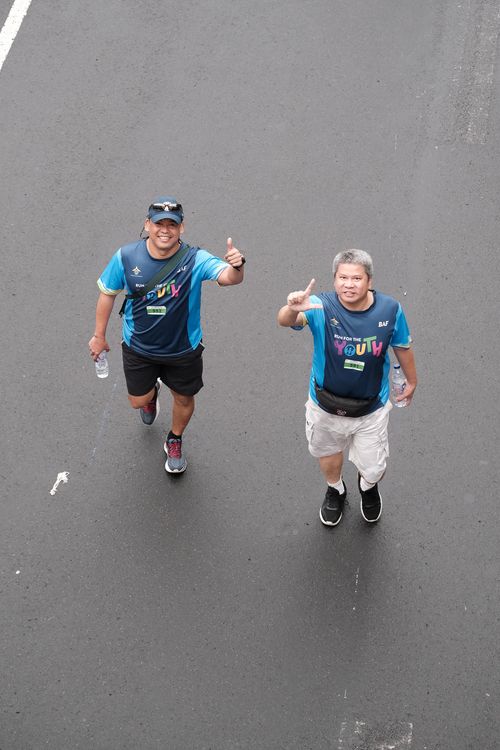 Race photo from Road to BAF Lions Run 2024