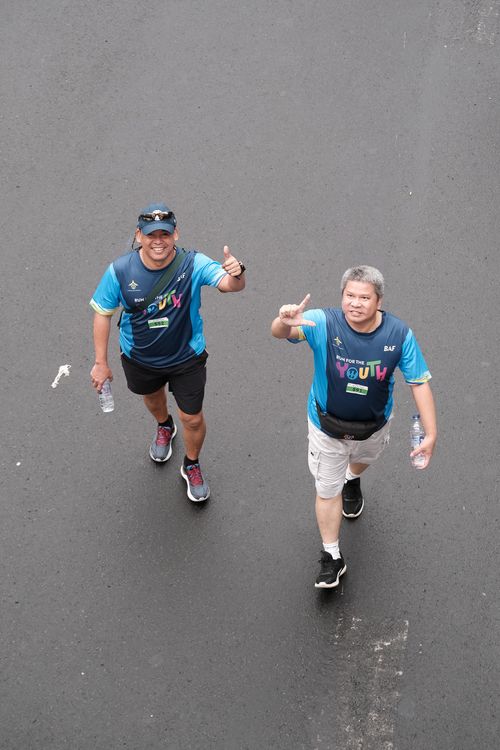 Race photo from Road to BAF Lions Run 2024