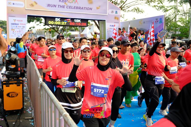 Race photo from CISANGKAN KBP CITY RUN 2025