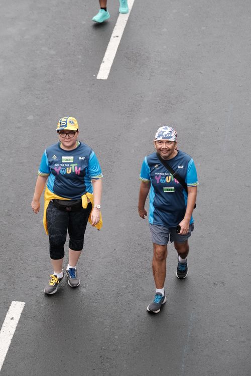Race photo from Road to BAF Lions Run 2024