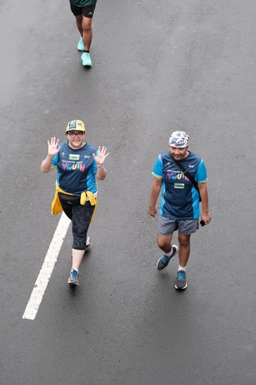 Race photo from Road to BAF Lions Run 2024