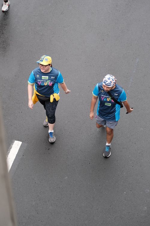 Race photo from Road to BAF Lions Run 2024