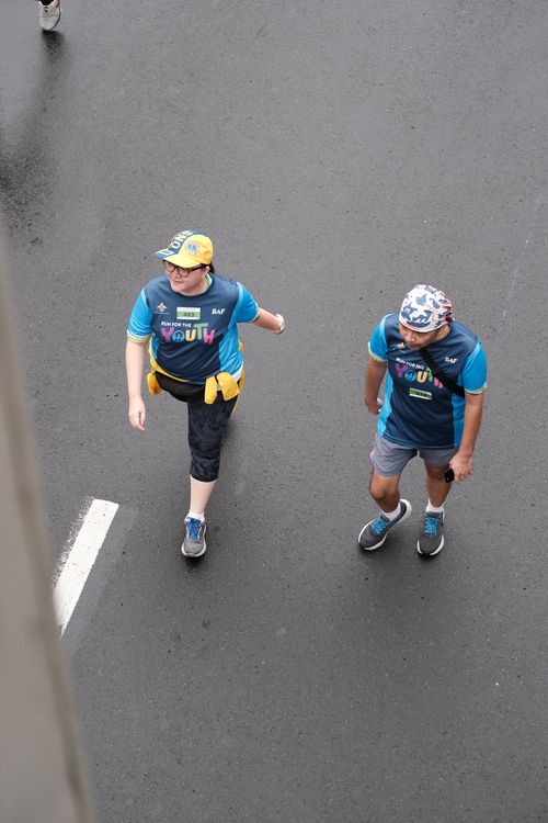 Race photo from Road to BAF Lions Run 2024