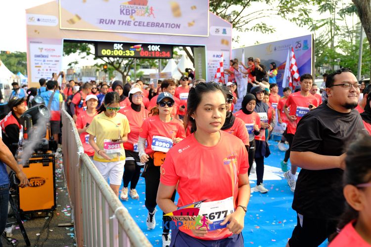 Race photo from CISANGKAN KBP CITY RUN 2025