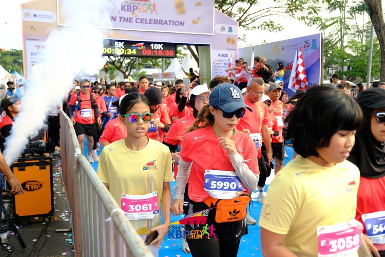 Race photo from CISANGKAN KBP CITY RUN 2025