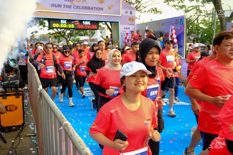 Race photo from CISANGKAN KBP CITY RUN 2025