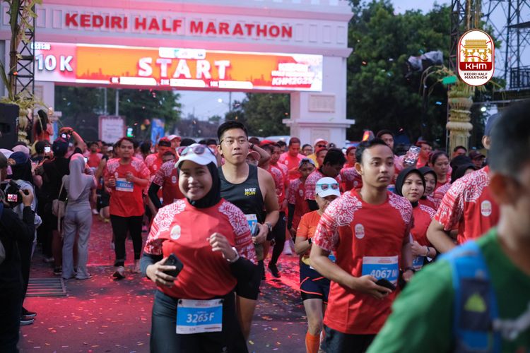 Race photo from Kediri Half Marathon 2025