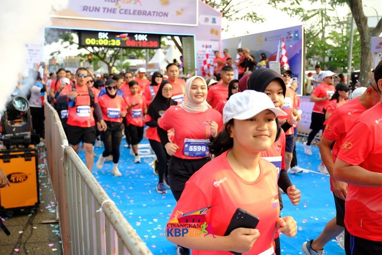 Race photo from CISANGKAN KBP CITY RUN 2025