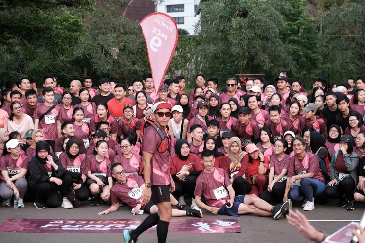 Race photo from Assurance Fun Run 2024
