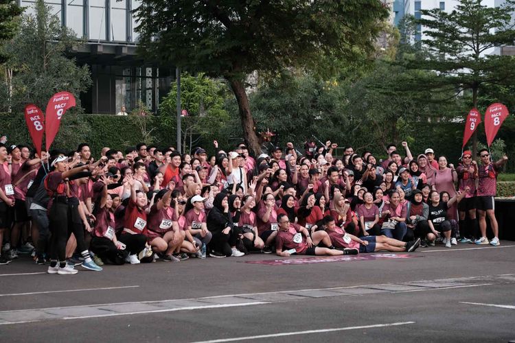 Race photo from Assurance Fun Run 2024