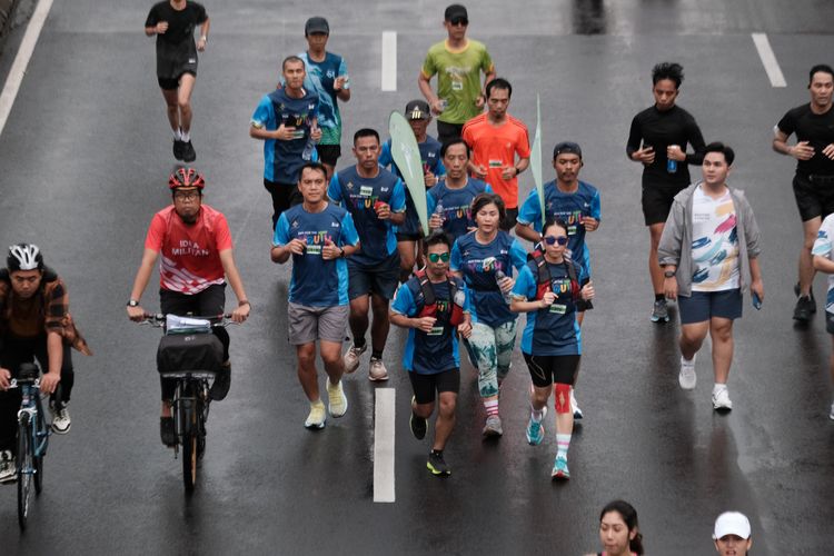 Race photo from Road to BAF Lions Run 2024