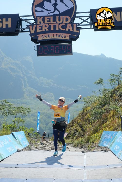 Race photo from Kelud Vertical Challenge 2024