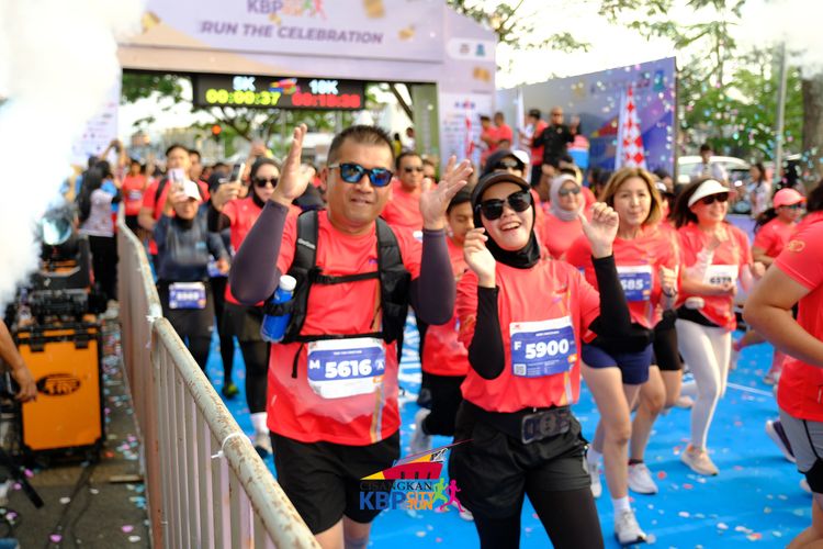Race photo from CISANGKAN KBP CITY RUN 2025