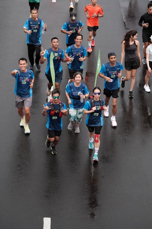 Race photo from Road to BAF Lions Run 2024