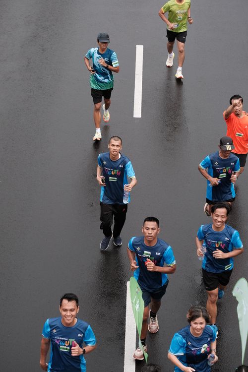 Race photo from Road to BAF Lions Run 2024