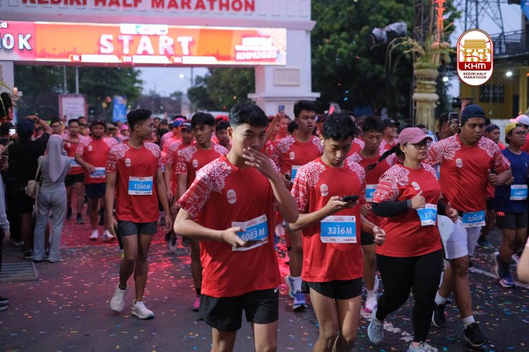 Race photo from Kediri Half Marathon 2025