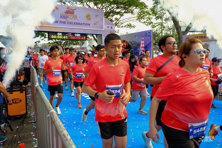 Race photo from CISANGKAN KBP CITY RUN 2025