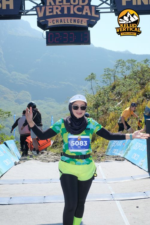 Race photo from Kelud Vertical Challenge 2024