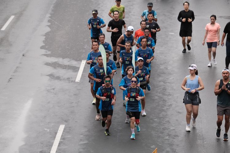 Race photo from Road to BAF Lions Run 2024