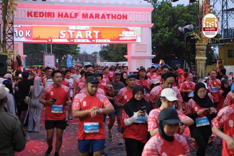 Race photo from Kediri Half Marathon 2025