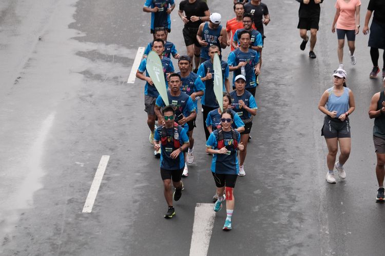 Race photo from Road to BAF Lions Run 2024