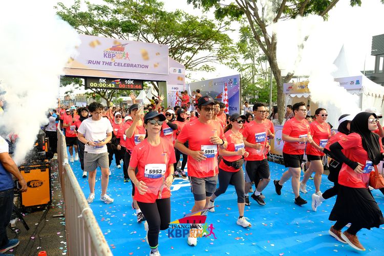 Race photo from CISANGKAN KBP CITY RUN 2025
