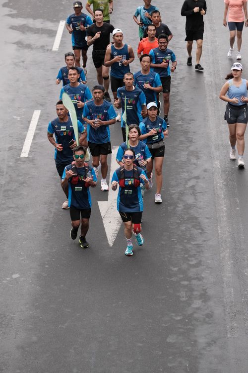 Race photo from Road to BAF Lions Run 2024