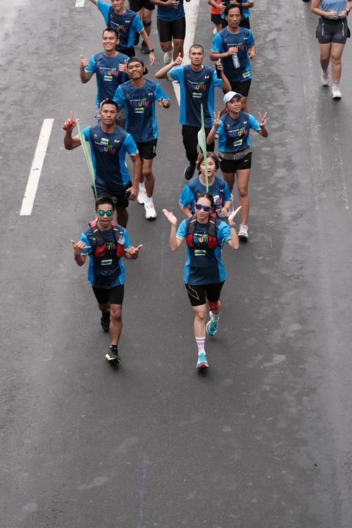 Race photo from Road to BAF Lions Run 2024