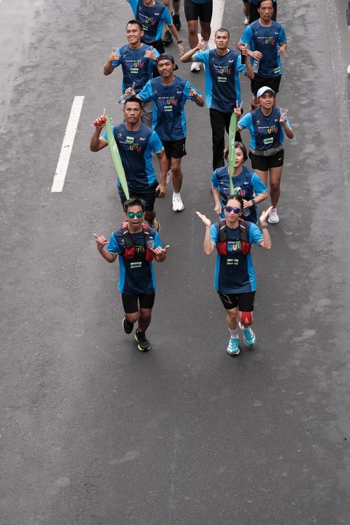 Race photo from Road to BAF Lions Run 2024