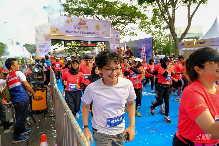 Race photo from CISANGKAN KBP CITY RUN 2025