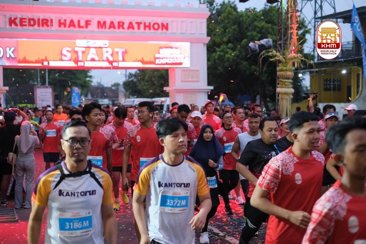 Race photo from Kediri Half Marathon 2025