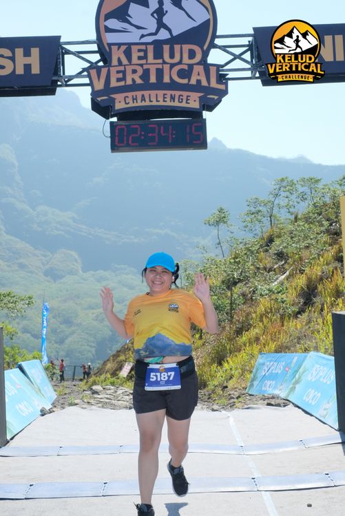 Race photo from Kelud Vertical Challenge 2024
