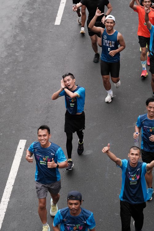 Race photo from Road to BAF Lions Run 2024