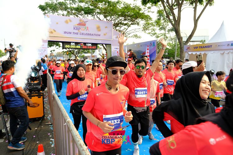 Race photo from CISANGKAN KBP CITY RUN 2025