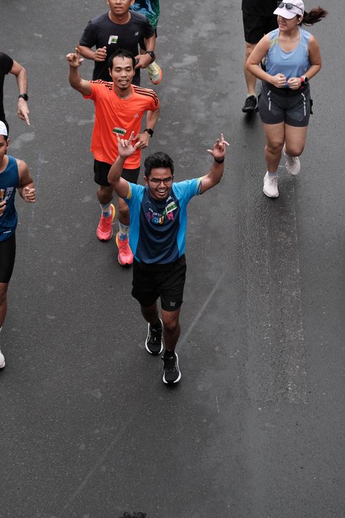 Race photo from Road to BAF Lions Run 2024