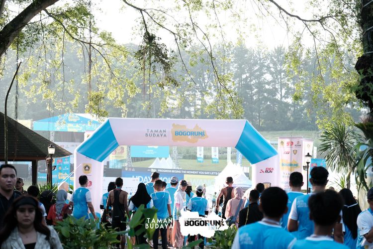 Race photo from Taman Budaya x BOGORUN 2025