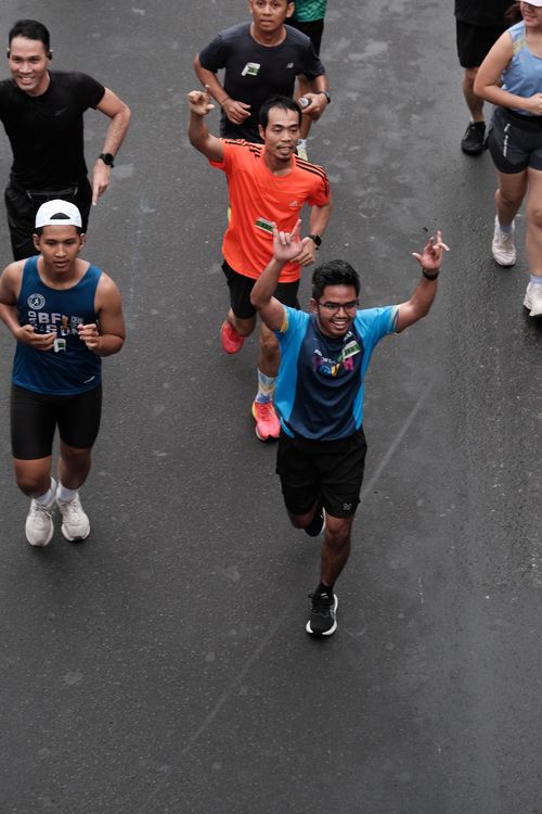 Race photo from Road to BAF Lions Run 2024