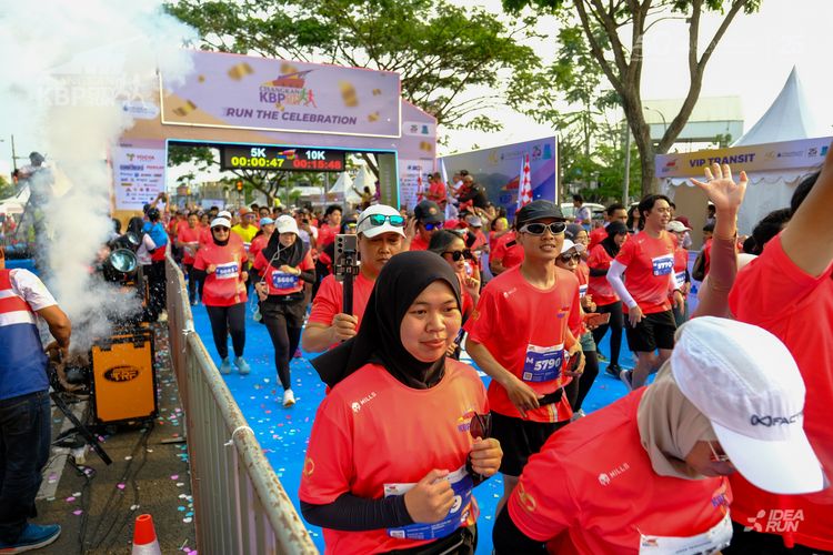 Race photo from CISANGKAN KBP CITY RUN 2025