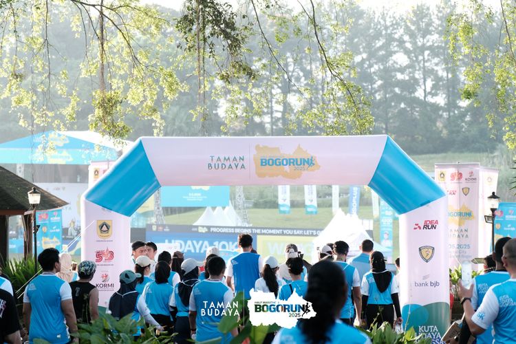 Race photo from Taman Budaya x BOGORUN 2025