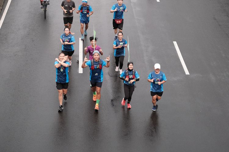 Race photo from Road to BAF Lions Run 2024